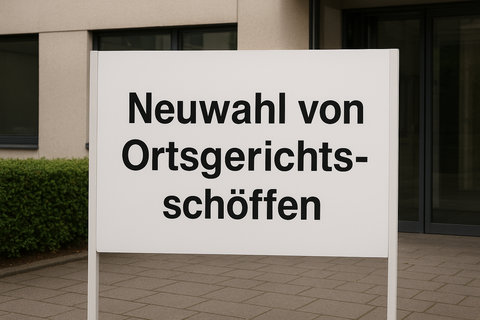 Neuwahl von Ortsgerichtsschöffen