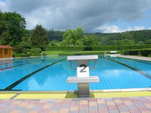 Bild Freibad Startblock