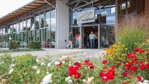 Glasfront des Modehaus Zörgiebel