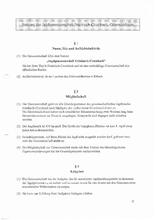 Satzung der Jagdgenossenschaft