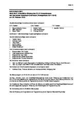 Niederschrift BULF 04.02.2019